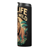 野生動物は野生のティーに属する タンブラー (回転右)