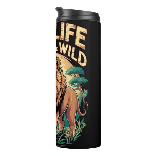 野生動物は野生のティーに属する タンブラー (回転右)