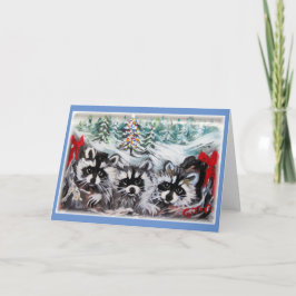 野生動物をモチーフにした無地のカード カード