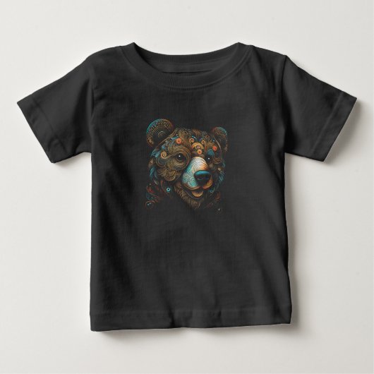 野生動物を産む ベビーTシャツ (正面)