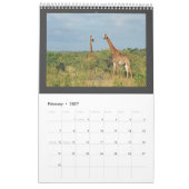 野生動物アフリカ2013は個人化なります カレンダー (2月 2027)