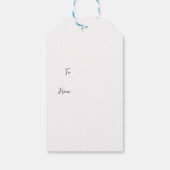 野生動物ウォンバット ギフトタグ (裏面)