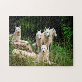 野生動物オオカミ ジグソーパズル