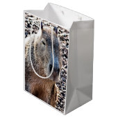 野生動物カピバラ ミディアムペーパーバッグ (裏面アングル)