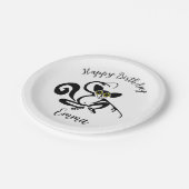 野生動物クール- AYE-AYE – 野生動物 – 自然 ペーパープレート (アングル)