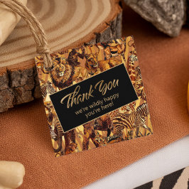 野生動物コラージュバチェロレッテサンキューID1149 フェイバータグ