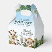 野生動物サファリベイビーシャワー フェイバーボックス (裏面サイド)