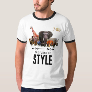 野生動物スタイルのラインナーTシャツ – “The Future of Sty" Tシャツ