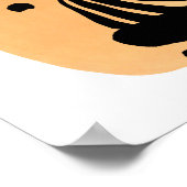 野生動物ゼブラ ポスター (角)