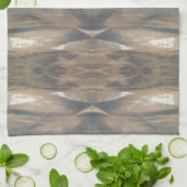 野生動物ヒョウ野生動物パターンブラウンブラック キッチンタオル (折り畳み)