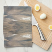 野生動物ヒョウ野生動物パターンブラウンブラック キッチンタオル (四つ折り)