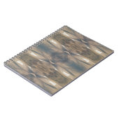 野生動物ヒョウ野生動物パターンブラウンブラック ノートブック (左側)