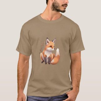 野生動物ファン かわいいキツネ 動物好き フレンズ Tシャツ