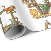 野生動物ラッピング紙 ラッピングペーパー (ロールコーナー)