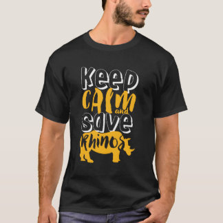 野生動物保保生穏救Rh Tシャツ
