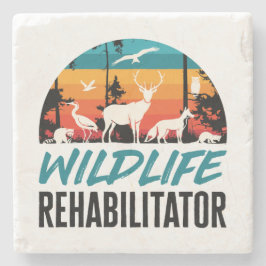 野生動物保護者救助 ストーンコースター