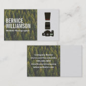 野生動物写真家 |カメラ機器 名刺 (正面/裏面)