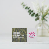 野生動物写真家 |フォトレンズ 名刺 (スタンド正面)