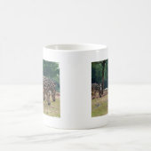 野生動物動物園のシマウマ コーヒーマグカップ (中央)