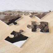 野生動物園写真のジャイアントパンダ。 ジグソーパズル (側面)