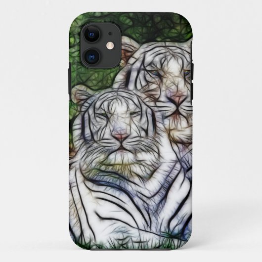 野生動物大きな猫トラ Case-Mate iPhoneケース (裏面)