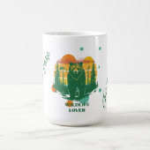 野生動物愛好家のためのカラフルなデザイン コーヒーマグカップ (中央)