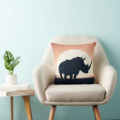 野生動物愛好家のための贅沢なサイ枕 クッション (椅子)