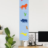 野生動物成長図 ポスター (ホームオフィス)