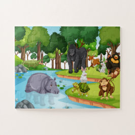 野生動物探検隊：魅惑の森 ジグソーパズル