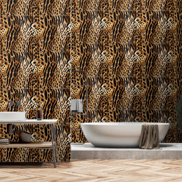 野生動物斑状非対称プリントデザイン1 壁紙