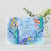 野生動物海シーベビーシャワーバイメール 招待状 (スタンド正面)