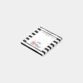 野生動物群カラフル水色 ポストイット (アングル)