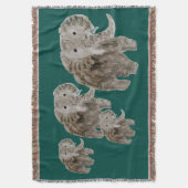 野生動物象の芸術 スローブランケット (正面縦)