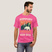 野生動物飼育ボーイコンセバニストキャンプをサポート Tシャツ (正面フル)
