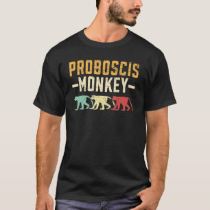 野生動物飼育員プロボシス猿ささやき Tシャツ
