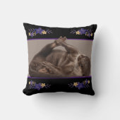 野生動物 – かわいいカワピロー クッション (正面)