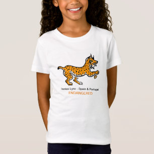 野生動物 – イベリアLYNX – 野生動物 – 自然- Tシャツ