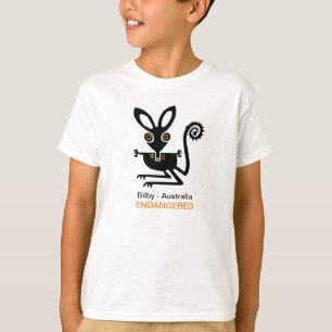 野生動物 – オーストラリア – BILBY動物グラフィック – Tシャツ