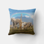 野生動物 クッション (裏面)