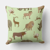 野生動物 クッション (裏面)