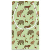 野生動物 スモールペーパーバッグ (裏面)