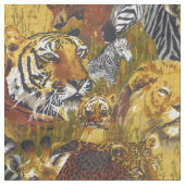 野生動物 ファブリック (クローズアップ)