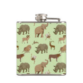 野生動物 フラスク (裏面)