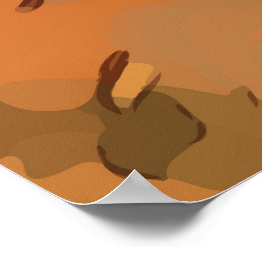 野生動物 ポスター (角)