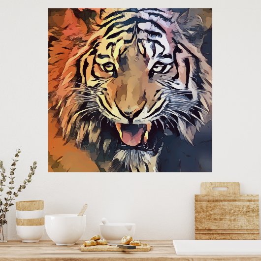 野生動物 ポスター (キッチン)