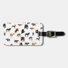 野生動物 ラゲッジタグ