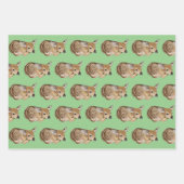 野生動物 ラッピングペーパーシート (正面)