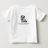 野生動物 – 救 BONOBOS – 野生生物アフリカ ベビーTシャツ (裏面)