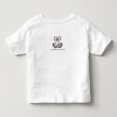 野生動物 – 私はKOALASを愛する – オーストラリアの野生生物 トドラーTシャツ (裏面)