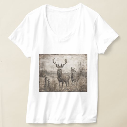 野生動物, 野生生物 Tシャツ (レイダウン)